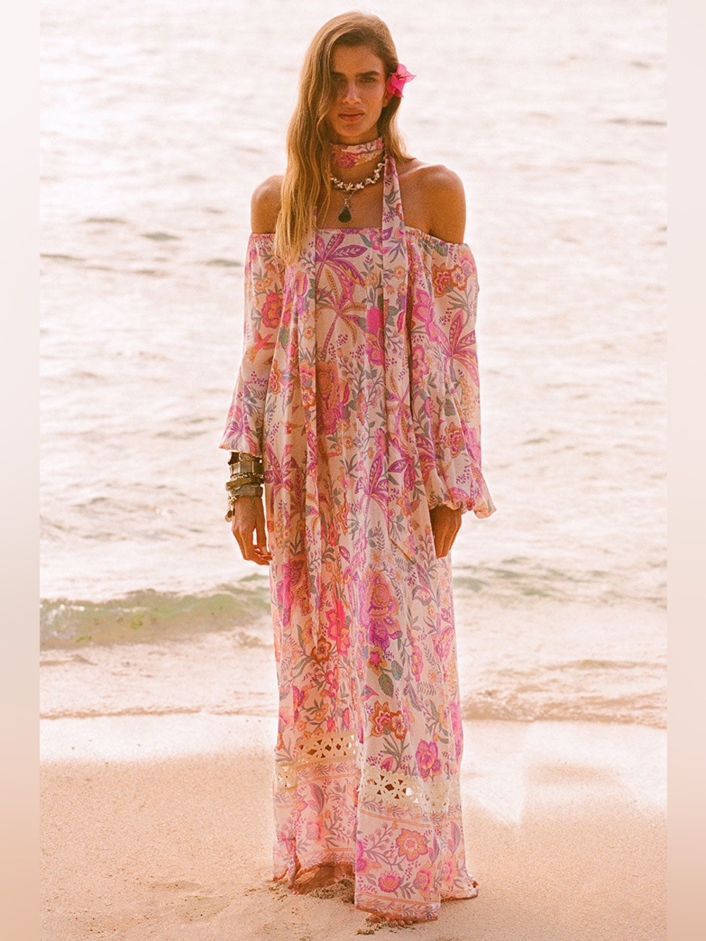 Spell and The Gypsy Collective Mojave Lily Maxi Dress NWT! RARE SOLD OUT